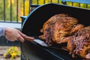 Turkey on a pellet smoker in the Best Smoker for Turkey review