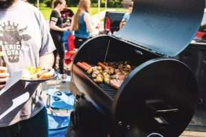 Grilling on the Traeger Tailgater