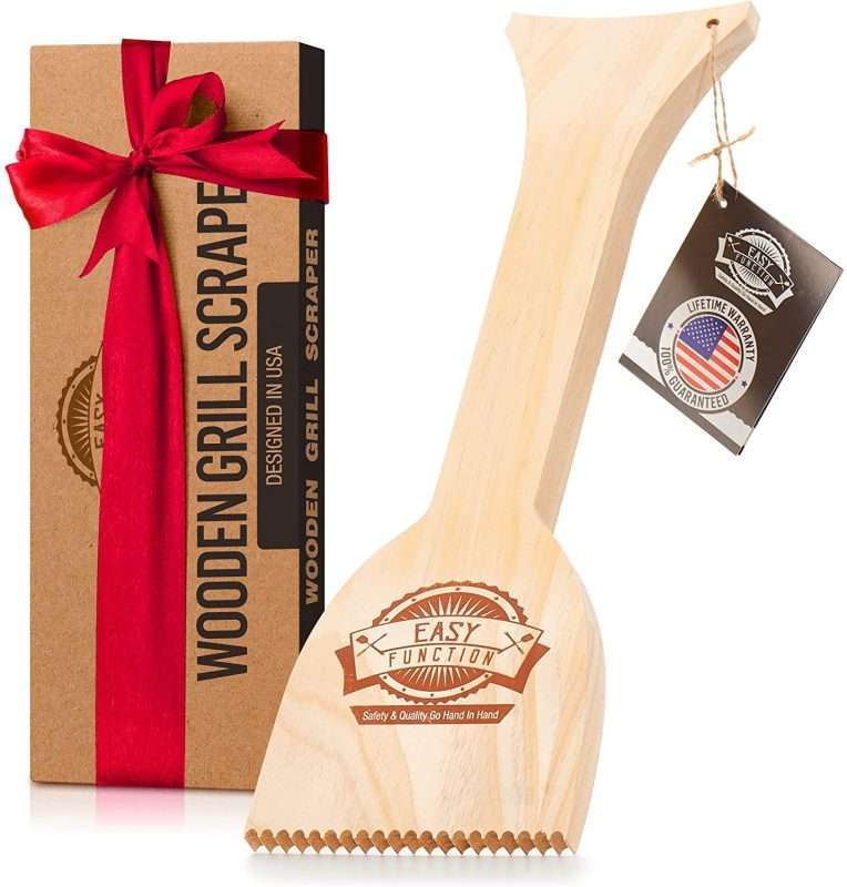 Easy Function Wood Grill Scraper