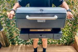 Moving the Masterbuilt Portable Charcoal Smoker