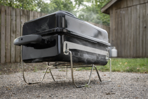 Weber Go Anywhere Set up and Smoking